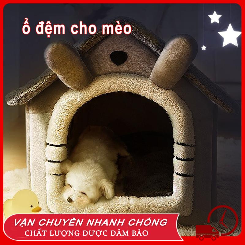  Giường mèo ổ ngủ cho mèo nhà cho mèo ở Giường chó Giường Ngủ ẤM ÁP Cho Thú Cưng Ổ Đệm Cho Chó Mèo Thú Cưng dễ dàng làm sạch ổ mèo 