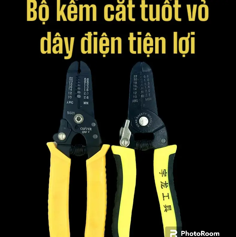 Kềm cắt tuốt vỏ dây điện đa năng..