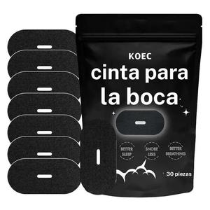 Cinta para la boca para dormir sin roncar, set de 30 piezas de parches para la boca transpirables para el sueño nocturno, producto cómodo para el cuidado del cuerpo
