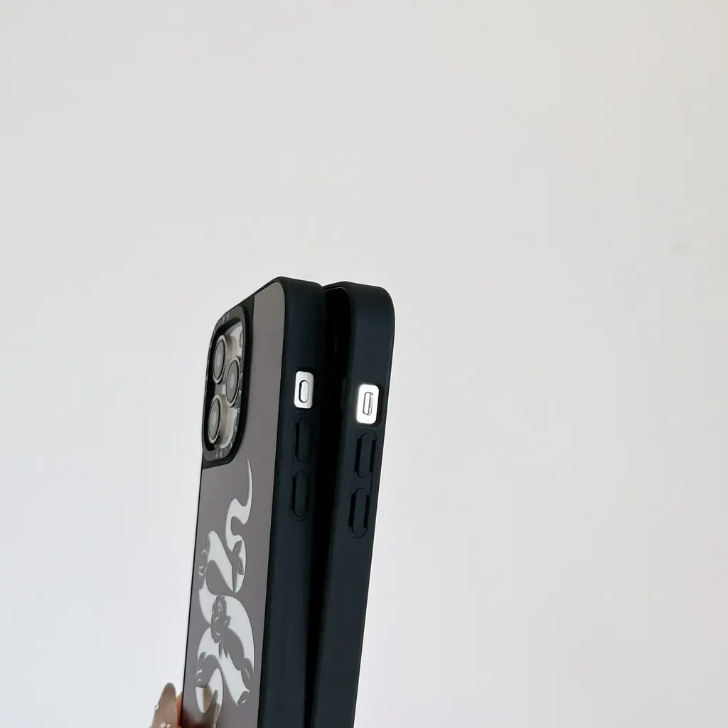 BLVCK Ace Spades Joker Bear Casetify Mirror Phone Case Suitable