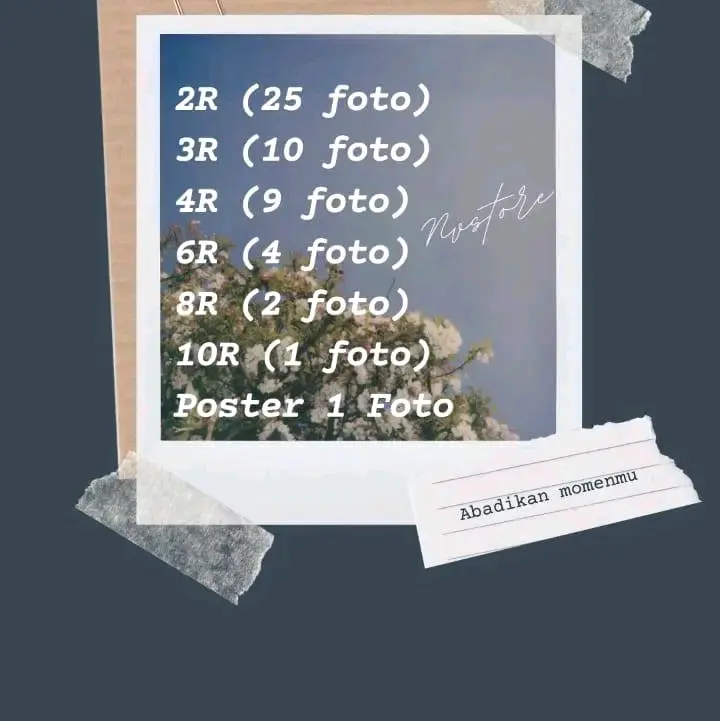 cetak foto polaroid 2r-poster