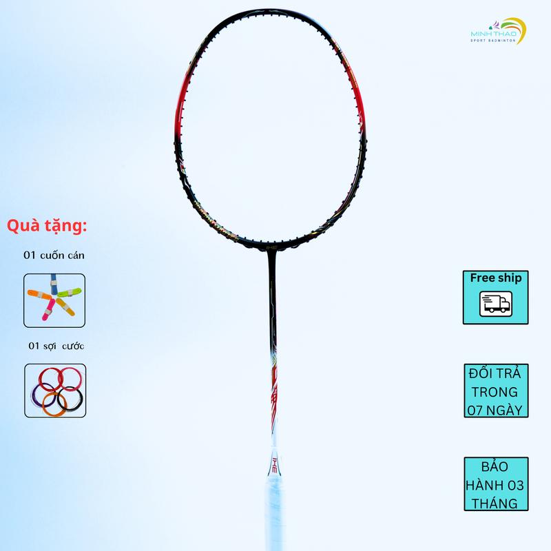  Vợt cầu lông ixe dragon master max 12.7 tặng cước và cuốn cán mua được lên cước sẵn 11kg bảo hành 3 tháng Cán Vợt Carbon Sport Cacbon 