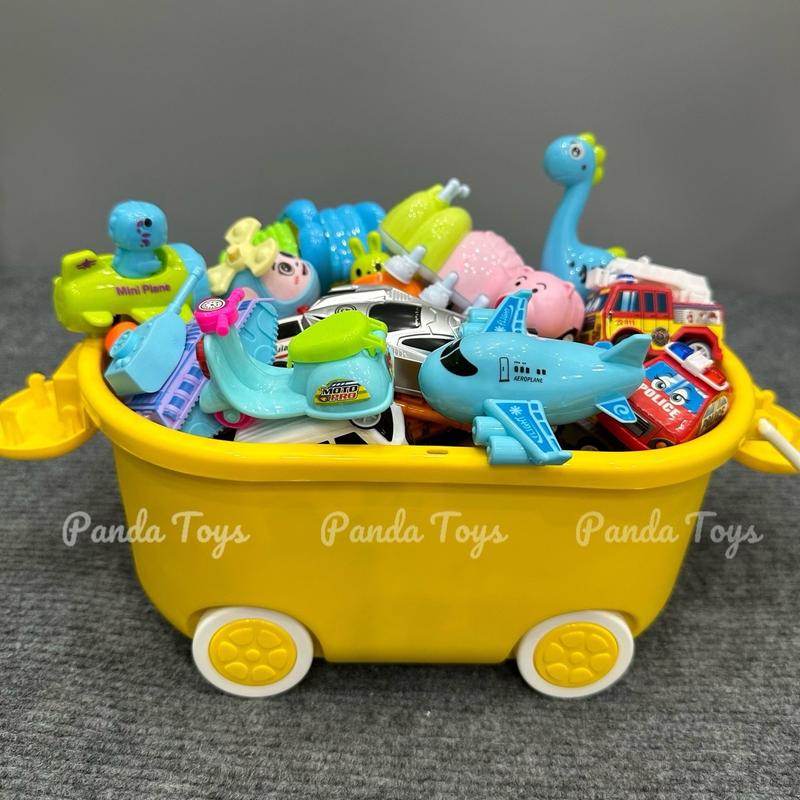 Combo 20 và 40 xe ô tô đồ chơi chạy cót bánh đà cho bé