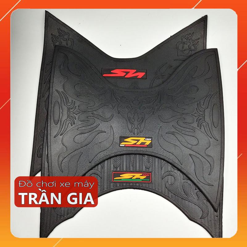 Thảm lót để chân xe Sh nam 125 150 160 tấm trải sàn gác chân trước Cao su Sh Việt 12i 150i 160i