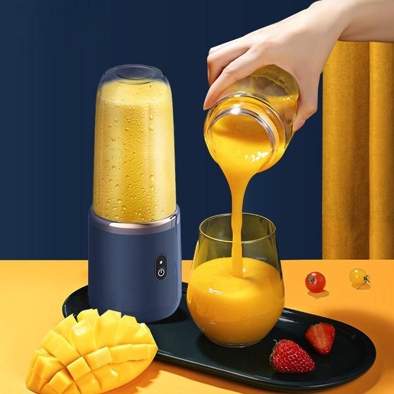 Product Introduction of Juicer Cup Portable Charging Small Household Juice Cups Student Automatic Multifunction Juicer Powerful power, fast juicing, one-button cleaning function, multi-scene applicable juicer 1