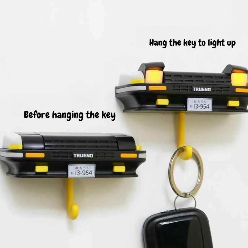 AE86 classic pendant cool car model key hook self-adhesive gravity