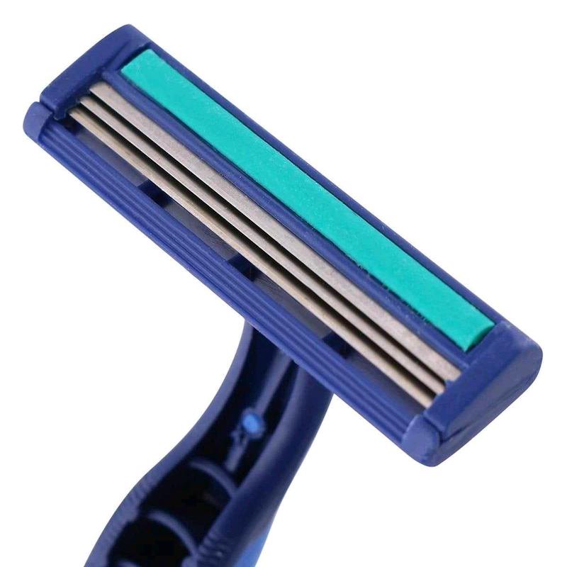  Combo 4 bịch   20 cây  Cạo râu 3 lưỡi dải bôi trơn Tiger Viễn Đông 