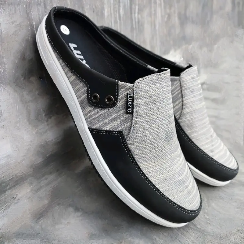 Sendal selop Bustong  Pria Slip On Kasual Sintetis Premium 8