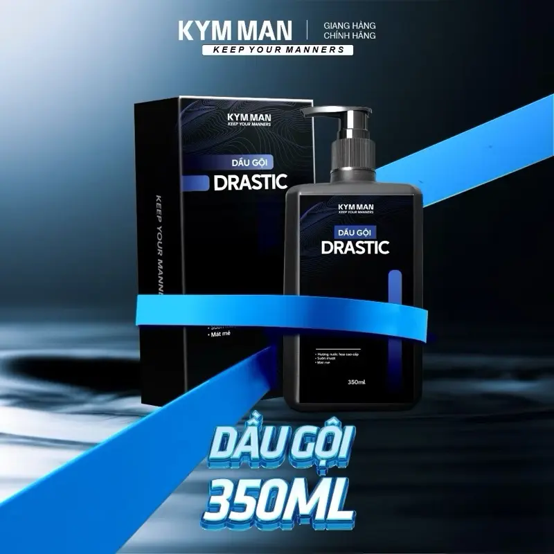 Dầu Gội Nước Hoa KYM MAN 3IN1 350ml - KYM MAN Dưỡng Thể