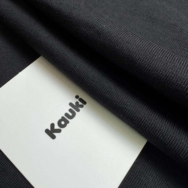 Áo Thun Kauki Hoa Nổi May Nhúng Unisex Form Rộng Oversize Cotton 250gsm Nam Nữ Top Cá Tính Năng Động FR14 Cổ Tròn Women Nhung Kem 6