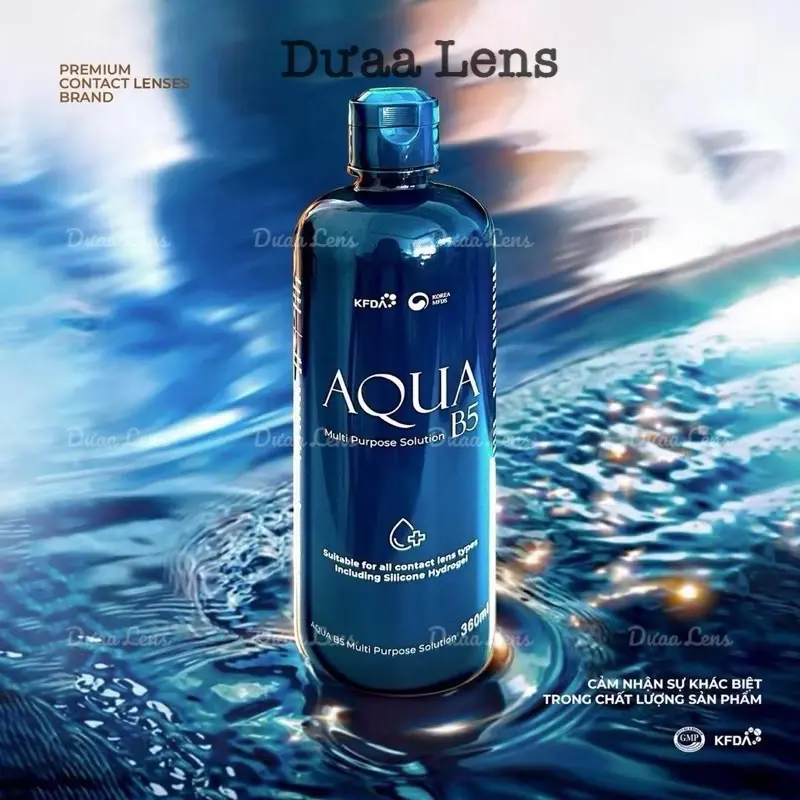 Nước Ngâm Lens Chai To Siêu Tiết Kiệm 360ML Dành Cho Lens Women