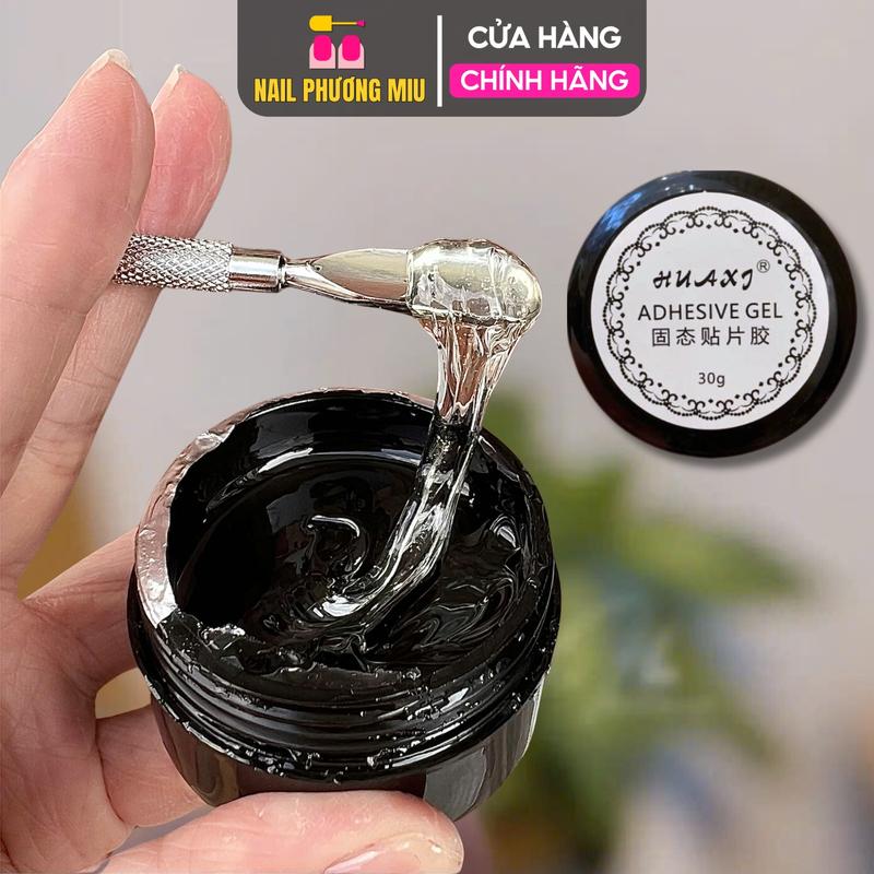 Gel Định Hình Huaxi 10g 30g Gắn Móng Úp, Nặn Charm, Định Hình Móng, Trong Suốt Nhanh Khô, Làm Nail Chuyên Nghiệp