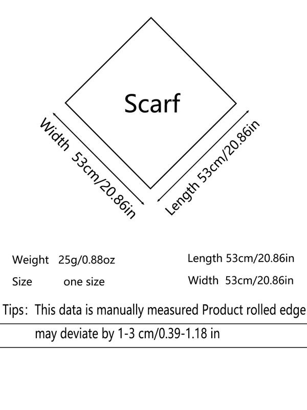 Women's Elegant Floral Print Silk Scarf, Fashionable Soft Comfortable Scarf for Daily Wear, Casual Versatile Scarf for Women & Girls 1