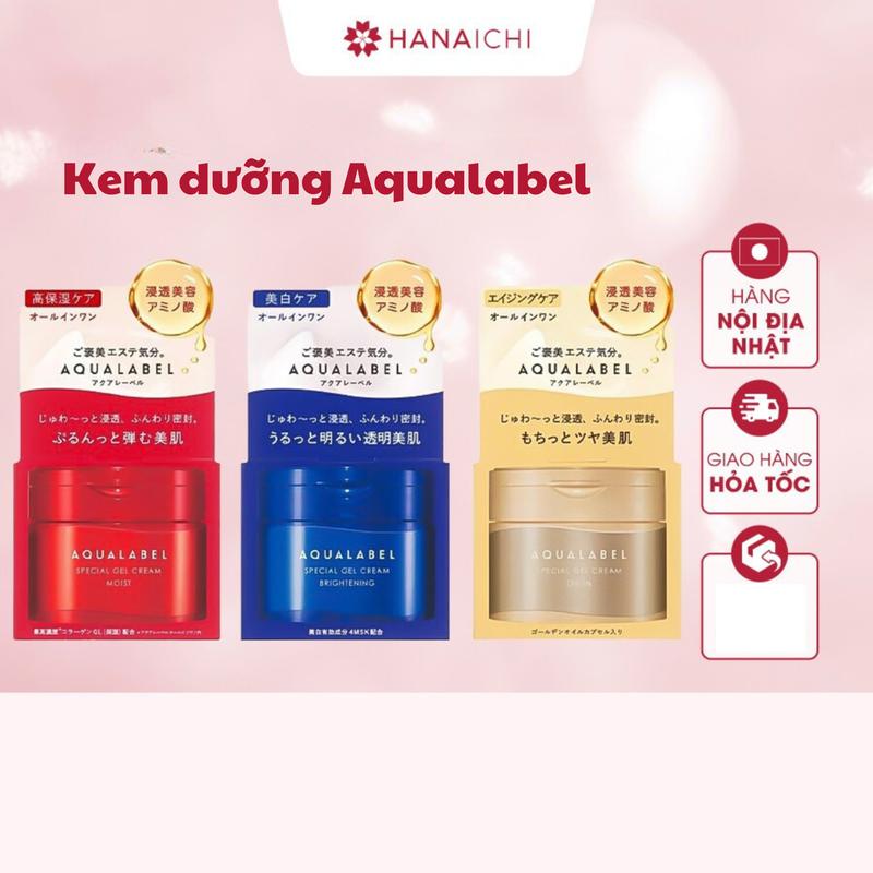  Kem Dưỡng Da 5in1 Aqualabel Special Gel Cream 90gr - Nội Địa Nhật Dưỡng Ẩm Da Chăm Sóc Da Làm Đẹp Da Skincare 