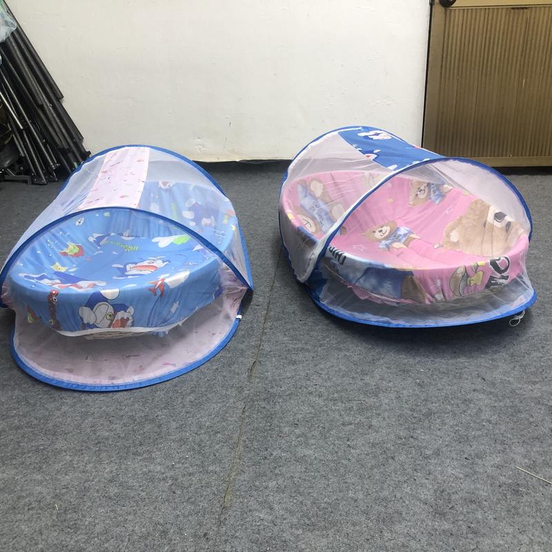 Combo nôi tre đệm lót nôi và màn tự bung dành cho em bé