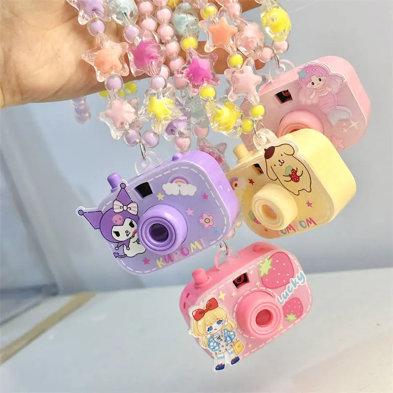 Vòng Cổ Máy Ảnh Chiếu, Dành Cho Trẻ Em, Vòng Cổ Hạt Dây, Đồ Trang Sức, Thích Hợp Cho Bé Gái, Đồ Chơi Phát Sáng Dễ Thương, Quà Sinh Nhật 2