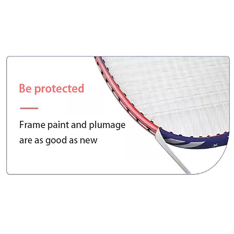 Product Introduction of Badminton Racket Protection Sticker with Full Frame Anti-Collision Strip Racket Head Protection Wire 18
