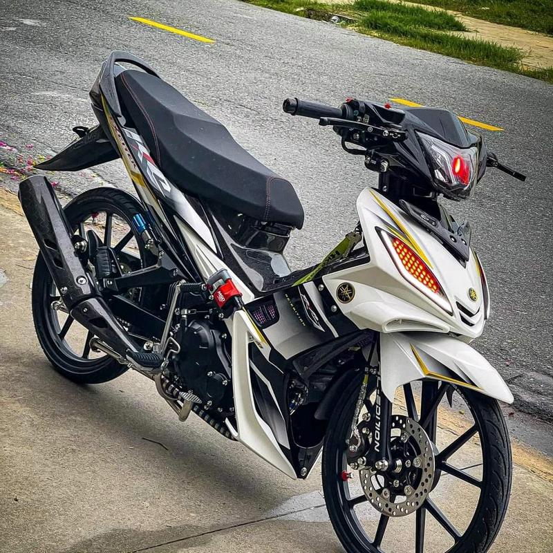 Yên xe Exciter 2010 ex 135 xuống áo gọt 2 tầng góc cạnh
