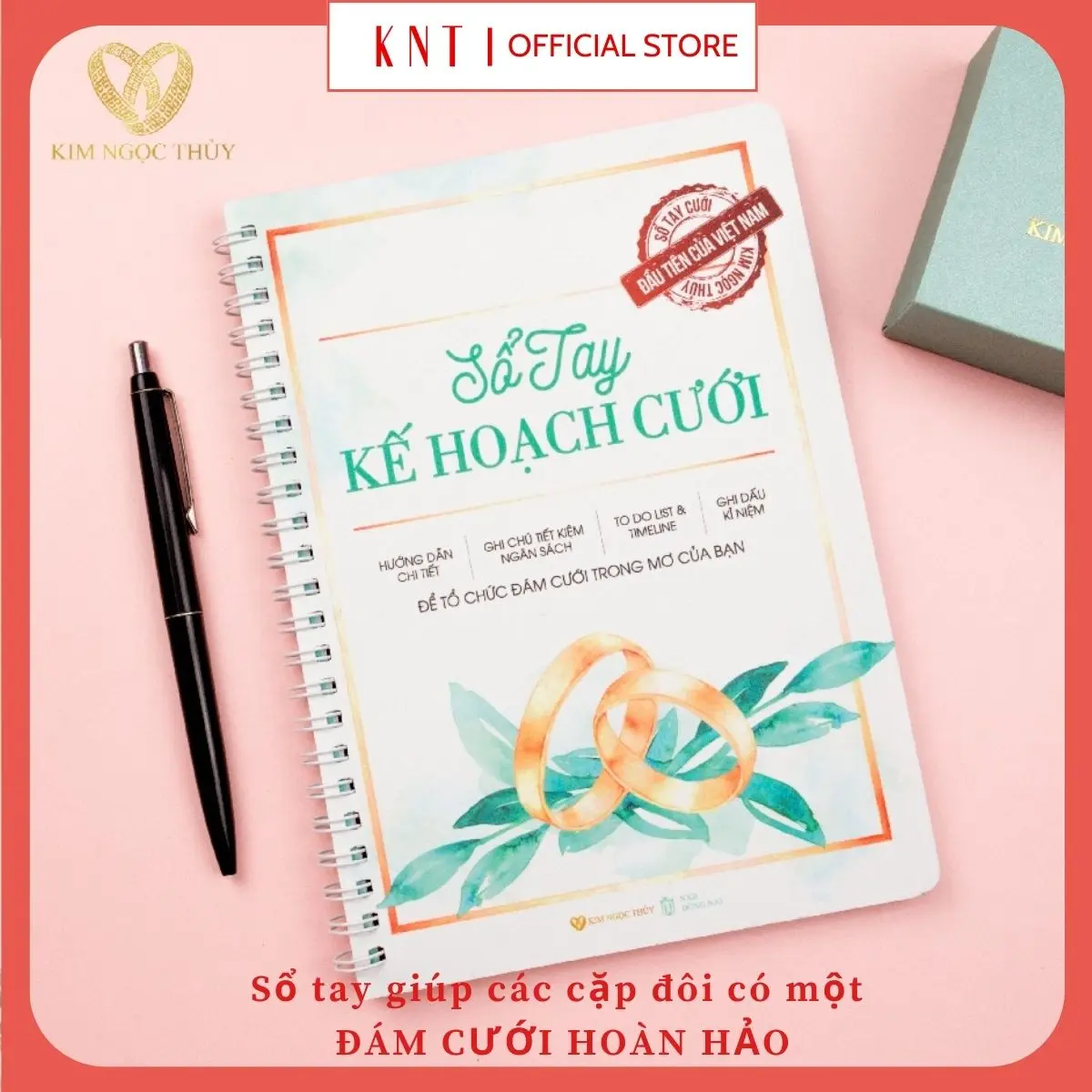 Sổ Tay Kế Hoạch Cưới giúp các nàng dâu có đám cưới hoàn hảo - Wedding plan - Sổ tay - Sổ tay lên kế hoạch chi tết cho đám cưới - Sổ tay hôn nhân [Kim Ngọc Thuỷ]