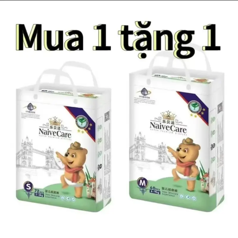 【Giá thấp lịch sử】 Mua 1 tặng 1 Tã giấy Khô và thoáng  DÁN Nhẹ và mỏng TOÀN CHO BÉ Không kích thích Trang chủ Trẻ sơ sinh nam và nữ  Tính thấm khí QUẦN   Tiện nghi  khô ráo Kích thước S-XXL