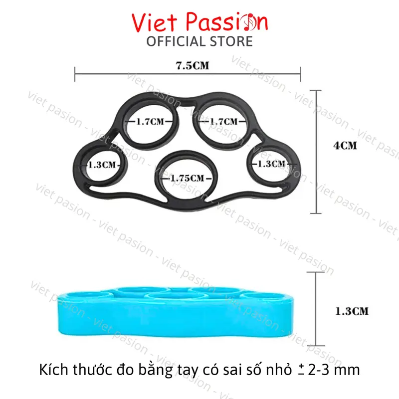 Dụng cụ giãn ngón tay guitar chơi đàn piano luyện cơ ngón tay bàn tay Viet Passion HCM 1
