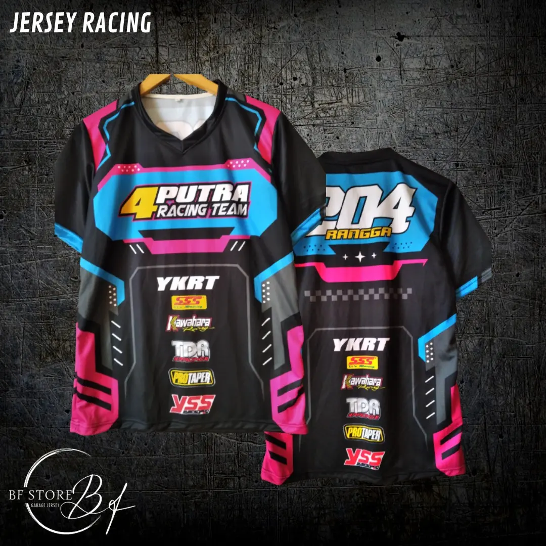 Jersey Racing Full Printing, Bisa Request Desain, Bisa Bayar Di Tempat Olahraga Sport