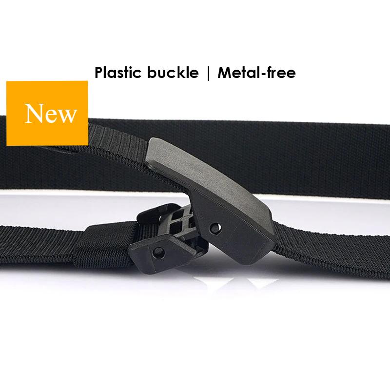 Product Introduction of Metalless Elastic Belt for Men and Women Premium Plastic Buckle Stretch Casual Belt 120cm Jeans Girdle Male 8