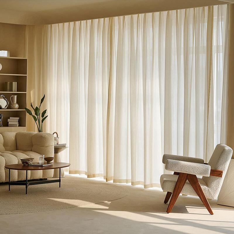 Rèm Khoen Lỗ Dán Tường VOAN XÔ Nhiều Màu Sắc Trang Trí Nhà Cửa Spa Đẹp Nhiều Kích Thước Decor Trang trí Chống nắng Nhà cửa Nội thất Đời sống Tiện lợi