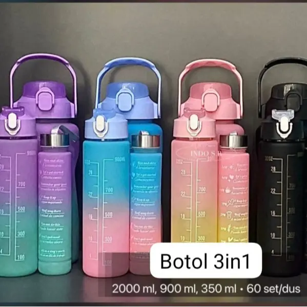 botol minum beranak 3in1  sedotan