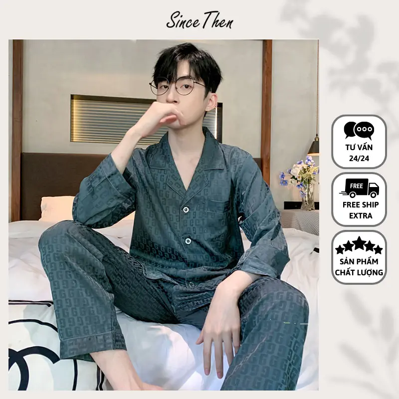 Bộ ngủ pijama nam, bộ pijama nam cao cấp mặc nhà - Since Then Quần Áo Menswear
