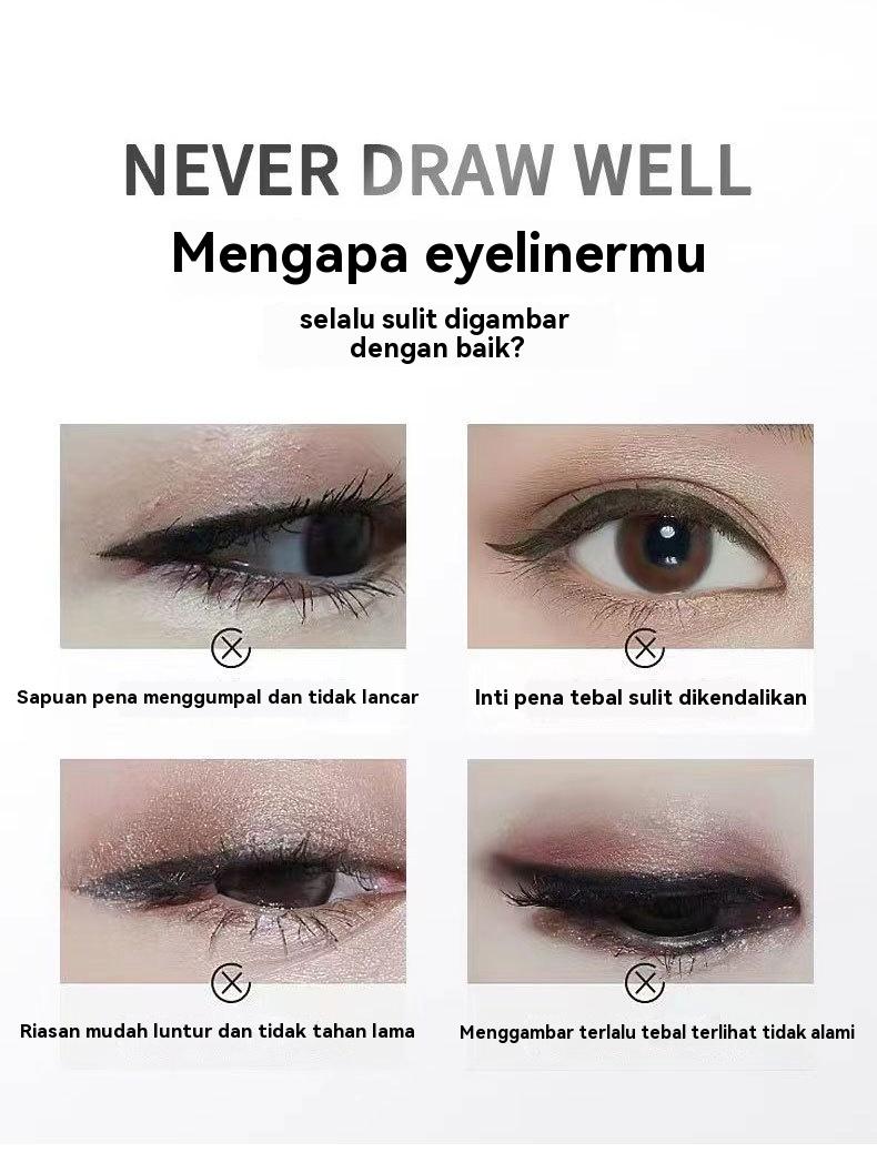 MUSIC FLOWER 2-in-1 Eyebrow & Eyeliner Gel 24H Natural Look Finish Oil Control Waterproof Smudge Proof Tahan Lama：MUSIC FLOWER