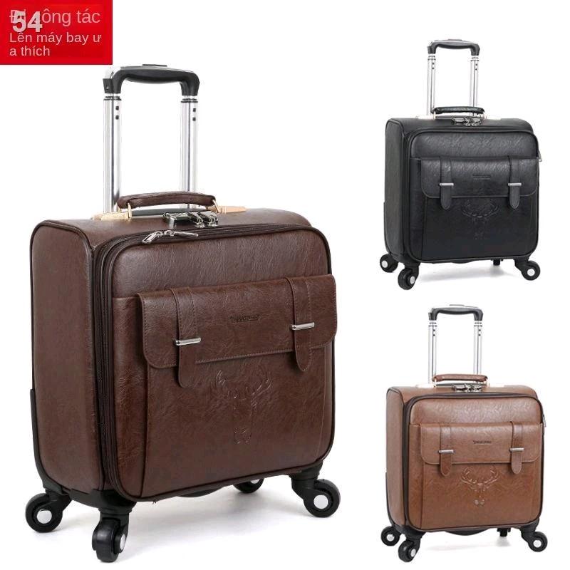  Vali doanh nhân 18inch da PU có ngăn laptop sang trọng tinh tế. 