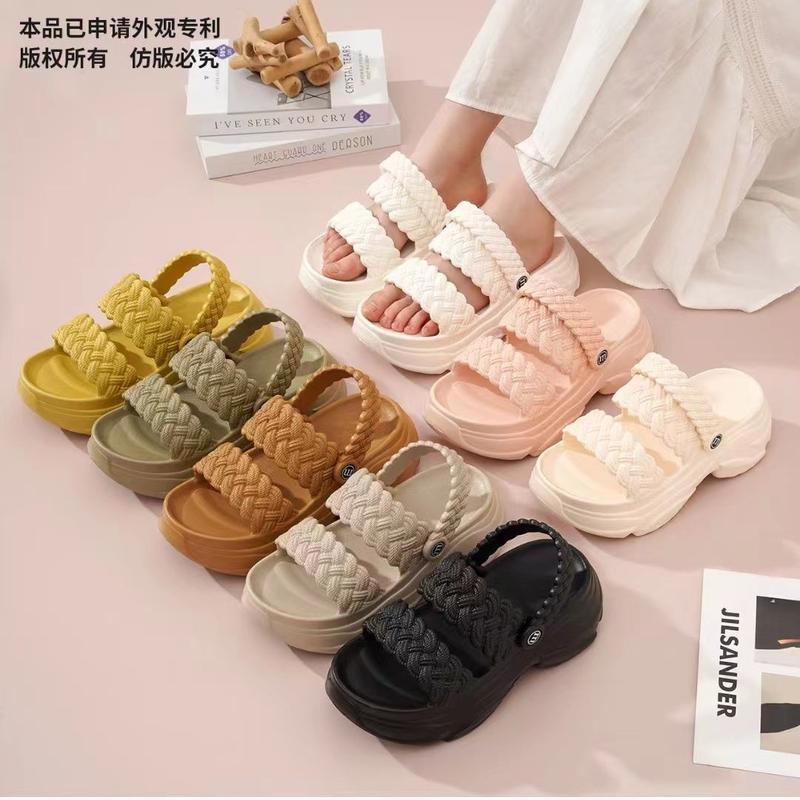 Product Introduction of Dép Đế Bánh Bèo, Giày Lười Nữ Mùa Hè, Thời Trang Ngoài Trời, Dép Hai Quai Tăng Chiều Cao, Bán Chạy, Thích Hợp Cho Năm 2025, Bộ Sưu Tập Người Mới, Thích Hợp Cho Mùa Hè, Năm 2025 6
