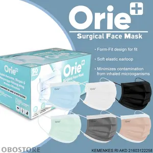 Masker Medis Orie+ Earloop 3 ply 50 pcs
