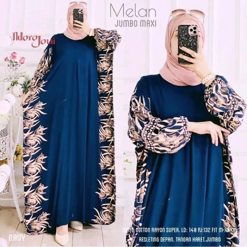 Daster Batik Oneset Setelan Pakaian Wanita Wakawaka Motif KalitaSuper Jumbo 8