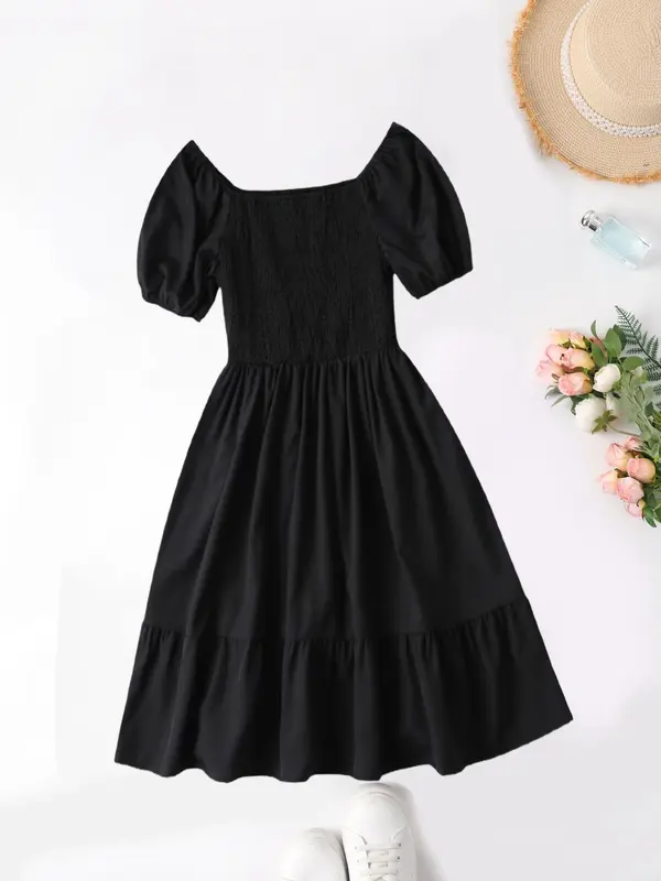 Women's Ditsy Floral Print Dress, Casual Boho Fashion Dress for Daily Holiday Vacation Wear, Bohemian Ladies Dress for Summer, Womenswear, Sundress 6