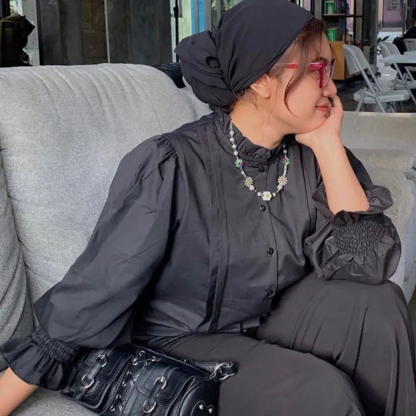 [milihbeau] Beau 365 Shirt - kemeja sehari-hari warna netral look feminim dan simple elegan cantik bahan katun murah Polos