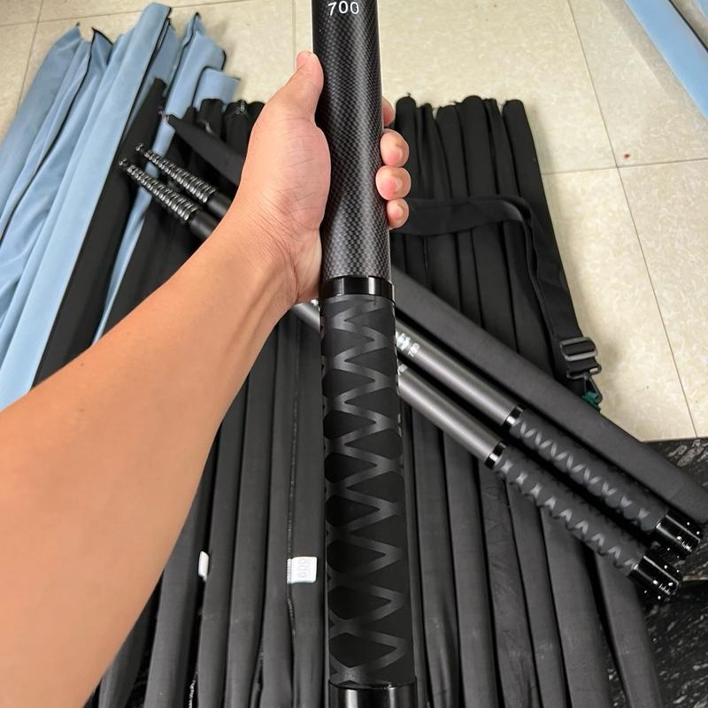 Sào Carbon Đa Năng Cao Cấp Thu Gọn mẫu 3mét 4mét 5mét 6mét 7mét 8mét 9mét 10mét - Đi Câu, Câu Cá, Bắt Cá, Treo Lồng Chim - Fishing 2