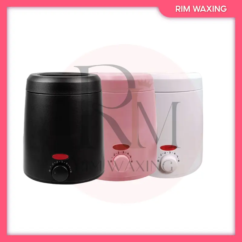 [CHE TÊN] Nồi Nấu Sáp Wax Lông Pro Mini 200 RIMWAXING Chống Dính Cao Cấp Lòng Nồi Có Lớp Silicon Tặng Kèm Que 1013 Women Cạo Râu 1