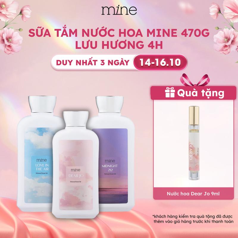 Sữa tắm Mine Perfumed Showergel 470g Hương thơm quyến rũ, thư giãn, giúp da mềm mịn, dịu nhẹ, dưỡng ẩm, lưu hương lâu,