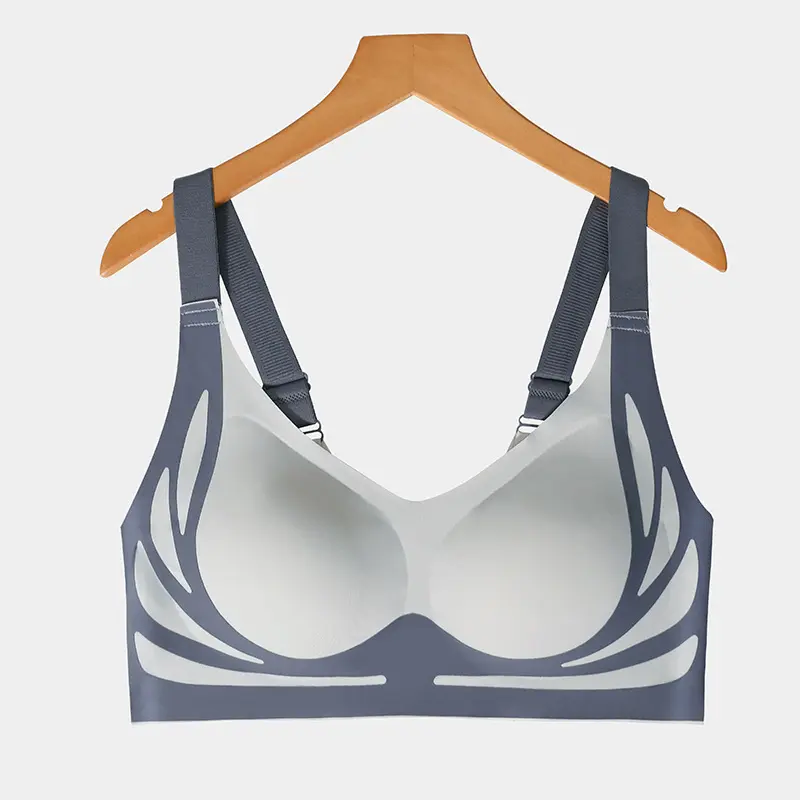 Áo Ngực Ngoại Cỡ 4XL, Chống Chảy Xệ, Thiết Kế Hở Lưng, Không đường May, Đồ Lót Cho Ngực Lớn Của Phụ Nữ, Thích Hợp Cho Ngực Nhỏ Không Có Vòng Thép, Hiệu Ứng Đẩy Lên Bra 4
