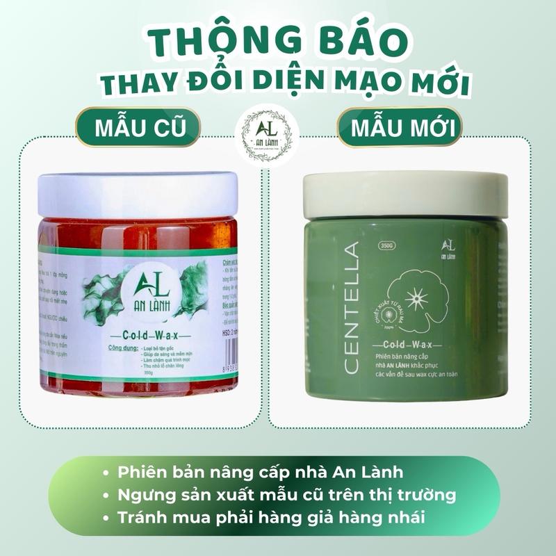Sáp Wax Lông An Lành 350GR  - Tặng Sét Giấy Và Que Wax