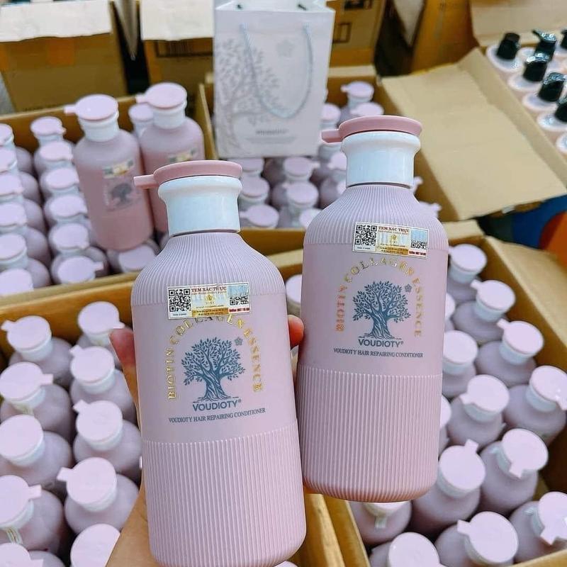 Cặp Dầu Gội Xả biotin collagen essence dành cho tóc khô rụng nhiều -1000ml