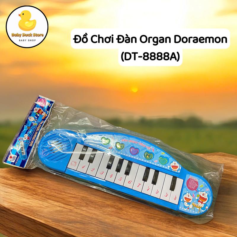 Túi Đàn Đồ Chơi Đàn Organ Doraemon Tiếng Việt Dùng Pin {DT - 8888A}, Đồ Chơi Đàn Trống Cho Bé – Nhịp Điệu Vui Nhộn 0
