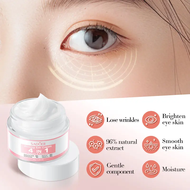 SADOER 4in1 Repair Firming Nourishing Eye Cream Moisturizing Eye Cream
