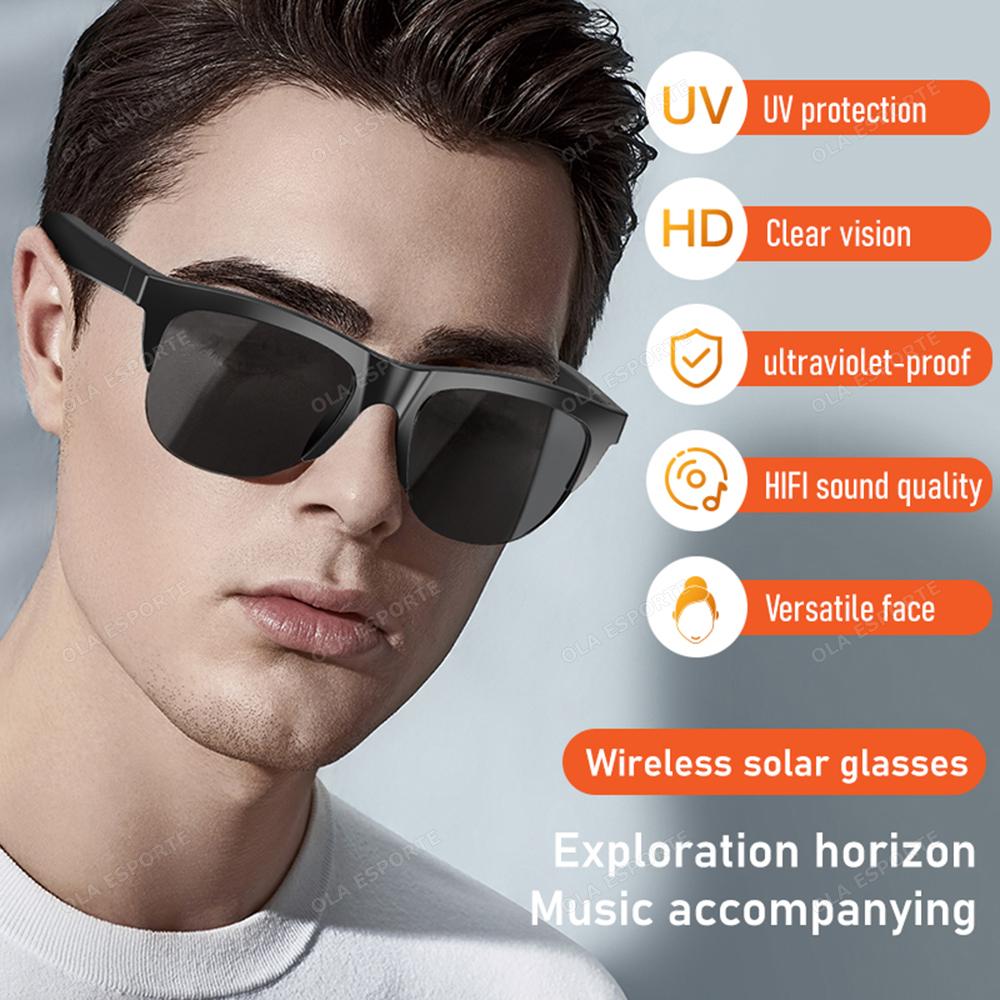 2025 New F06/7/8 New Arrival Smart Glasses With Wireless Bluetooth Earphones and Anti-glare Audio Sunglasses TWS Earphones Hot - Image 2