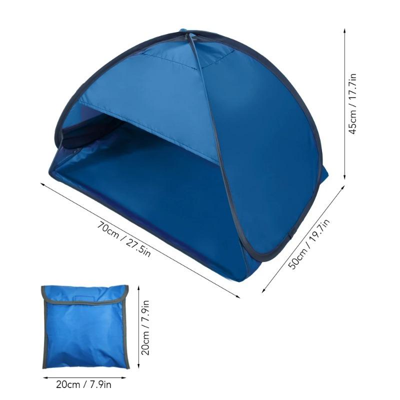 Product Introduction of Mini Beach Sun Shade Canopy Instant Outdoor Beach Tent Shelter with Carry Bag For Outdoor Camping Hiking Picnic Beach Tent 8