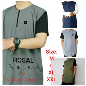 ROSAL / ROMPI SHOLAT / ROMPI PRIA MUSLIM / ROMPI DEWASA / bahan katun toyobo..