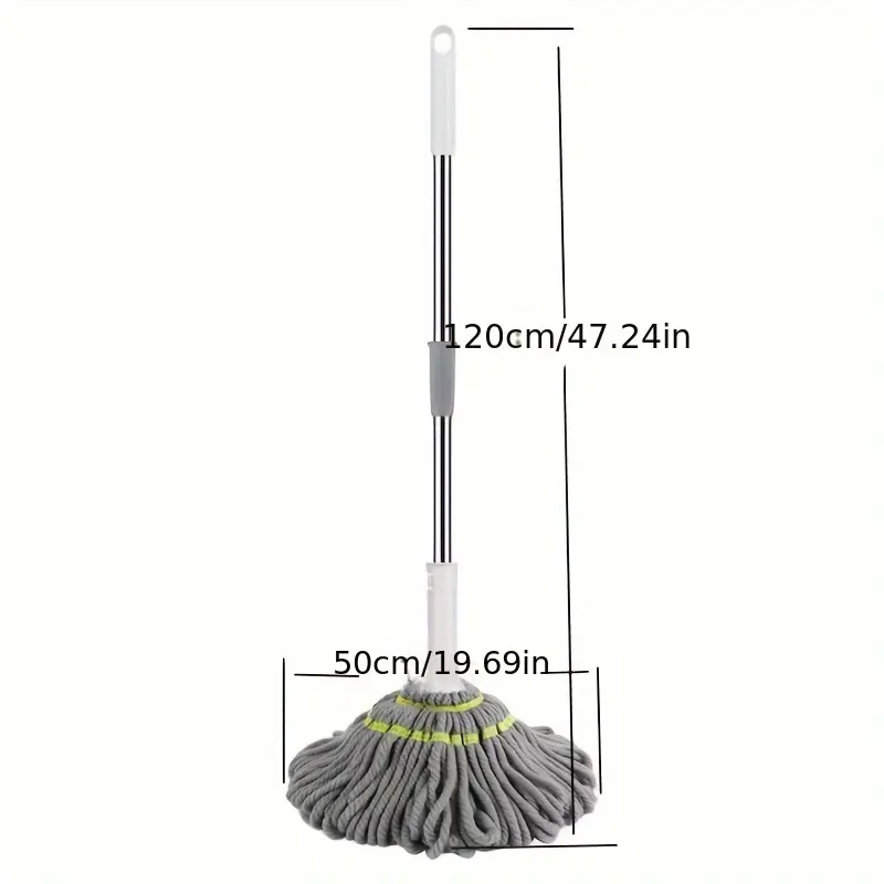 Spin-Free Manual Mop, Rotating Mop, Lazy Mop, Water Mop without ...