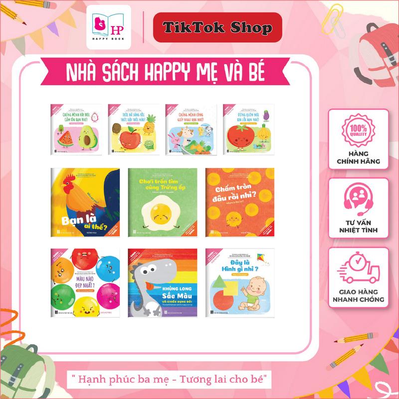  Combo 10 quyển Ehon - cho bé 0 - 6 tuổi   Song ngữ Việt - Anh  sách thiếu nhi vn tiếng việt 